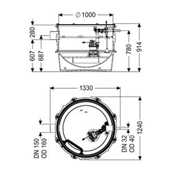 Kessel Pumpstation Aquapump XL Tronic GTF 1200-S3, Tauchglocke... KESSEL-8743010 4026092075654 (Abb. 1)