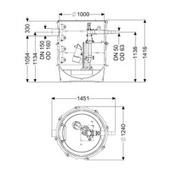 Kessel Pumpstation Aquapump XL Tronic STZ 1300-S1, ATEX... KESSEL-8743014 4026092075685 (Abb. 1)