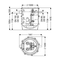 Kessel Pumpstation Aquapump XL Duo GTF 1600-S1... KESSEL-8743023 4026092075777 (Abb. 1)