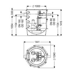 Kessel Pumpstation Aquapump XL Duo GTF 2600-S1... KESSEL-8743024 4026092075784 (Abb. 1)