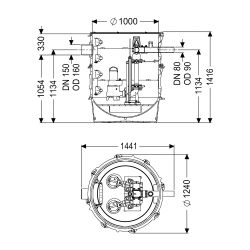 Kessel Pumpstation Aquapump XL Duo GTK 2600-S1... KESSEL-8743030 4026092075845 (Abb. 1)