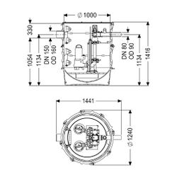 Kessel Pumpstation Aquapump XL Duo GTK 3700-S1... KESSEL-8743031 4026092077115 (Abb. 1)