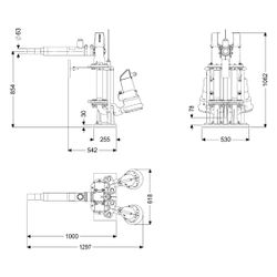 Kessel Pumpen-Einbausatz Retrofit L Duo STZ 2500, 400V, 21m3/h, 33m, DN 63... KESSEL-8744012 4026092103494 (Abb. 1)