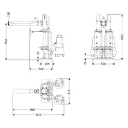 Kessel Pumpen-Einbausatz Retrofit L Duo GTF 2600, DN 80, 400V, 46m3/h... KESSEL-8744024 4026092103531 (Abb. 1)