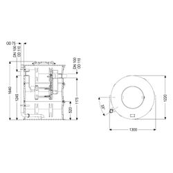 Kessel Fettabscheider EasyClean Modular free NS 4 Direct, 3-teilig, TS... KESSEL-93004-D1-R2-TS 4026092104057 (Abb. 1)