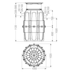 Kessel Fettabscheider EasyClean Modular ground NS 1 Standard, Klasse B... KESSEL-98201/00B 4026092027028 (Abb. 1)