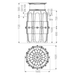 Kessel Fettabscheider EasyClean Modular ground NS 1 Standard, Klasse D... KESSEL-98201/00D 4026092027035 (Abb. 1)