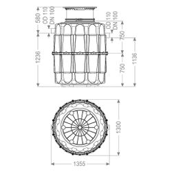 Kessel Fettabscheider EasyClean Modular ground NS 2 Standard, Klasse D... KESSEL-98202/00D 4026092027097 (Abb. 1)