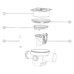 Kessel Grundkörper Der Universale DN 100, mit Rückstauschutz, Rost Edelstahl... KESSEL-27621 4026092007839 (Abb. 1)