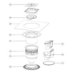 Kessel Kellerablauf Universale Plus Variofix, mit Geruchsverschluss, Auslauf senkrecht... KESSEL-29151 4026092096918 (Abb. 1)