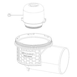 Kessel Practicus Grundkörper DN 100, Auslauf seitlich... KESSEL-45110 4026092033562 (Abb. 1)