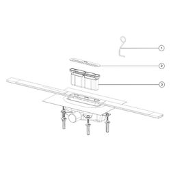 Kessel Duschrinne Linearis Infinity, DN 50, 1.600mm, Edelstahl gebürstet, 45200.16... KESSEL-45200.16 4026092093894 (Abb. 1)