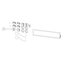 Kessel Ablaufblende Wandablauf Scada Unsichtbar V2A, befliesbar, 15mm Belaghöhe... KESSEL-48011 4026092058015 (Abb. 1)