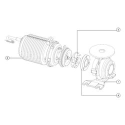 Kessel Austauschpumpe für SPF 400 KE, 4,0kW, 680331... KESSEL-680331 4026092067895 (Abb. 1)