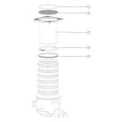 Kessel Probenahmeschacht für LW 400, DN 100/150, Klasse B, 400-1.300mm, 915880B... KESSEL-915880B 4026092025055 (Abb. 1)