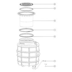 Kessel Fettabscheider EasyClean ground NS 1 Standard, 800-1.200mm, Klasse A/B... KESSEL-93001/120B 4026092025338 (Abb. 1)