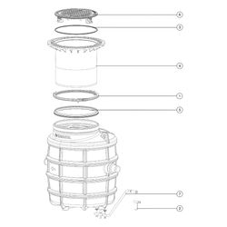 Kessel Fettabscheider EasyClean ground NS 1 Standard, 800-1.200mm, Klasse D... KESSEL-93001/120D 4026092025345 (Abb. 1)