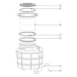 Kessel Fettabscheider EasyClean ground NS 1 Standard, 550-950mm, Klasse A/B... KESSEL-93001/80B 4026092025352 (Abb. 1)