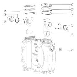Kessel Fettabscheider EasyClean free NS 2 Direct, 400L Abscheiderinhalt... KESSEL-93002.01/D 4026092060728 (Abb. 1)