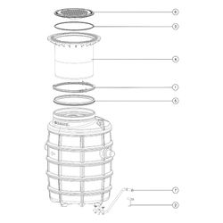 Kessel Fettabscheider EasyClean ground NS 2 Standard, 800-1.200mm, Klasse A/B... KESSEL-93002/120B 4026092025451 (Abb. 1)