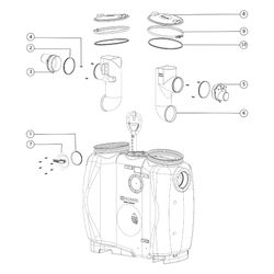 Kessel Fettabscheider EasyClean free NS 2 Standard, 600L, mit Fülleinrichtung Schaugla... KESSEL-93002.32 4026092063422 (Abb. 1)