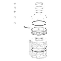 Kessel Fettabscheider EasyClean Modular free NS 3 Direct, 3-teilig, TS... KESSEL-93003-D1-R2-TS 4026092104040 (Abb. 1)