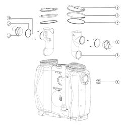 Kessel Fettabscheider EasyClean free NS 3 Direct, 300L, mit Sonic Control Abscheider... KESSEL-93003.02/D 4026092061510 (Abb. 1)
