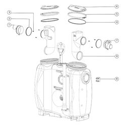 Kessel Fettabscheider EasyClean free NS 3 Direct, 300L, mit Fülleinrichtung Sonic Co... KESSEL-93003.12/D 4026092063538 (Abb. 1)