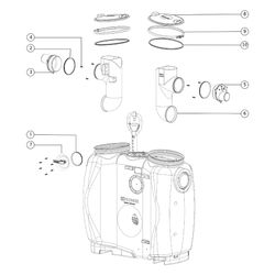 Kessel Fettabscheider EasyClean free NS 3 Standard, 600L, mit Fülleinrichtung Schaugla... KESSEL-93003.31 4026092063385 (Abb. 1)