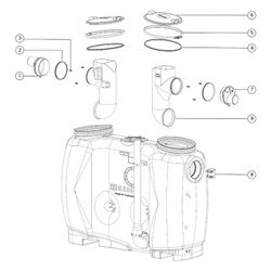 Kessel Fettabscheider EasyClean free NS 4 Direct, 400L Abscheiderinhalt... KESSEL-93004.01/D 4026092060742 (Abb. 1)