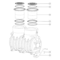 Kessel Fettabscheider EasyClean ground NS 7 Standard, 740-1.175mm, Klasse A/B... KESSEL-93007/120B 4026092025697 (Abb. 1)