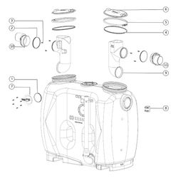 Kessel Fettabscheider EasyClean free NS 7 Direct, 650L, mit Schauglas Abscheiderinha... KESSEL-93007.21/D 4026092063606 (Abb. 1)