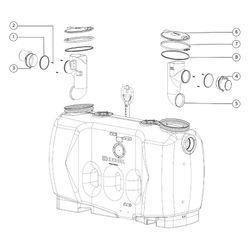 Kessel Fettabscheider EasyClean free NS 10 Standard, 1.900L, mit Fülleinrichtung Gesam... KESSEL-93010.11 4026092063217 (Abb. 1)