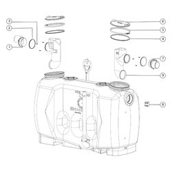 Kessel Fettabscheider EasyClean free NS 10 Direct, 900L, mit Fülleinrichtung Abschei... KESSEL-93010.11/D 4026092063514 (Abb. 1)