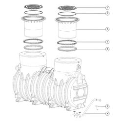 Kessel Fettabscheider EasyClean ground NS 10 Standard, 740-1.175mm, Klasse A/B... KESSEL-93010/120B 4026092025796 (Abb. 1)