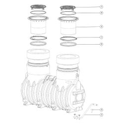 Kessel Fettabscheider EasyClean ground NS 10 Standard, 1.120-1.740mm, Klasse D... KESSEL-93010/170D 4026092073339 (Abb. 1)