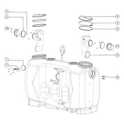 Kessel Fettabscheider EasyClean free NS 10 Direct, 900L, mit Fülleinrichtung Schaugl... KESSEL-93010.31/D 4026092063712 (Abb. 1)