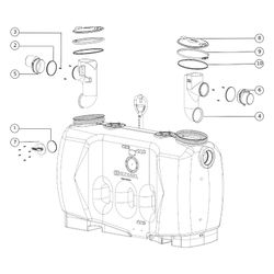 Kessel Fettabscheider EasyClean free NS 10 Standard, 1.900L, mit Fülleinrichtung Schau... KESSEL-93010.32 4026092063460 (Abb. 1)