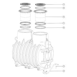 Kessel Fettabscheider EasyClean ground NS 15 Standard, 765-1.200mm, Klasse A/B... KESSEL-93015/120B 4026092025819 (Abb. 1)