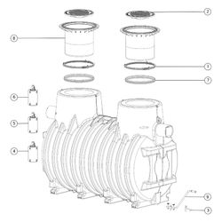 Kessel Öl- und Benzinabscheider EasyOil NS 6, 5.800L, Belastungsklasse B 125, PE, Sch... KESSEL-99606.80B 4026092027776 (Abb. 1)