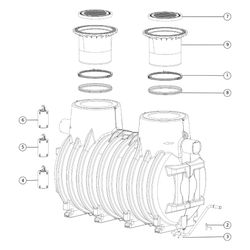 Kessel Öl- und Benzinabscheider EasyOil ground NS 6, 5.800L, Belastungsklasse D, PE, ... KESSEL-99606.80D 4026092027783 (Abb. 1)