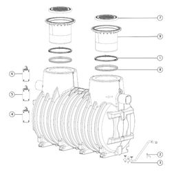 Kessel Öl- und Benzinabscheider EasyOil ground NS 10, 5.800L, Belastungsklasse D, PE,... KESSEL-99610.80D 4026092027844 (Abb. 1)
