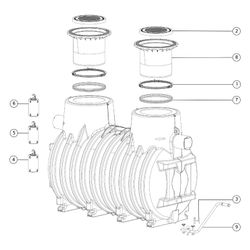 Kessel Öl- und Benzinabscheider EasyOil NS 15, 5800L, Belastungsklasse D 400, PE, Sch... KESSEL-99615.80D 4026092027882 (Abb. 1)