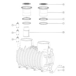 Kessel Koaleszenzabscheider EasyOil ground NS 6, 5.800L, PE, Schwarz... KESSEL-99706.80D 4026092027660 (Abb. 1)