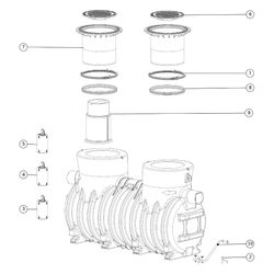 Kessel Koaleszenzabscheider EasyOil ground NS 10, 2.600L, 840-1.240mm, PE, Schwarz... KESSEL-99710.15B 4026092027677 (Abb. 1)