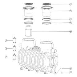 Kessel Koaleszenzabscheider EasyOil ground, NS 10, 5.800L, Belastungsklasse B, PE, Sc... KESSEL-99710.80B 4026092027714 (Abb. 1)