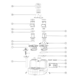 Kessel Hebeanlage Aqualift F XL Duo, 200L, 400V, 40m3/h, max. Förderhöhe 8m, Kunststoff, ... KESSEL-11025 4026092056929 (Abb. 1)