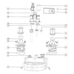 Kessel Aqualift F Hebeanlage Duo Standard 400V, SPF 3000-S1, Schieber aus Kunststoff... KESSEL-11603 4026092071014 (Abb. 1)