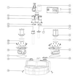 Kessel Hebeanlage Aqualift F Duo Comfort 400V, SPF 3000-S1, 16m Förderhöhe, Schieber aus ... KESSEL-11609 4026092071076 (Abb. 1)