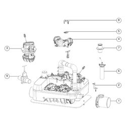 Kessel Hybridhebeanlage Ecolift L Duo SPF 1350-S3, SWA, DN 150, 26m3/h, max. Förderhöhe 1... KESSEL-22005 4026092105832 (Abb. 1)